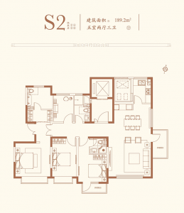 建面189㎡-4室2厅3卫