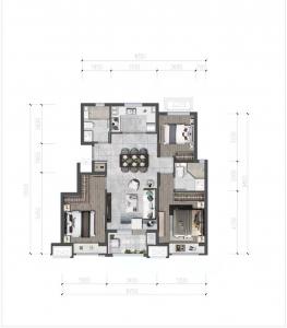 建面95㎡-3室2厅2卫