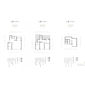 建面上叠170㎡-4室2厅3卫