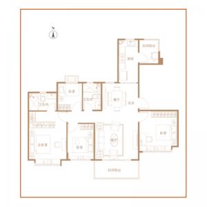 建面145 ㎡-4室2厅2卫