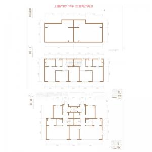 上叠 建面150㎡-3室2厅3卫