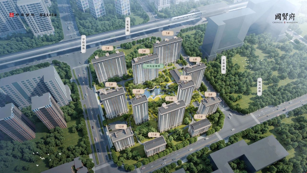 效果图平面楼栋图